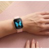 Smartwatch Damski Gravity GT43-1 na bransolecie mesh w kolorze Różowy/Różowe złoto o szerokości 22mm