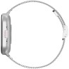Smartwatch Damski Gravity GT43-2 na bransolecie mesh w kolorze Srebrny/Srebrny o szerokości 22mm