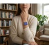 Smartwatch Damski Gravity GT43-2 na bransolecie mesh w kolorze Srebrny/Srebrny o szerokości 22mm