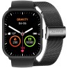 Smartwatch Męski Gravity GT43-3  w kolorze Czarny/Czarny o szerokości 22mm
