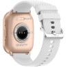 Smartwatch Damski Gravity GT43-4 na bransolecie mesh w kolorze Różowy/Różowe złoto o szerokości 22mm