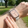Smartwatch Damski Gravity GT43-4 na bransolecie mesh w kolorze Różowy/Różowe złoto o szerokości 22mm