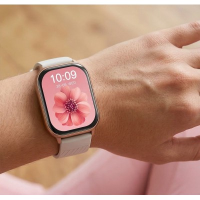 Smartwatch Damski Gravity GT43-4 na bransolecie mesh w kolorze Różowy/Różowe złoto o szerokości 22mm