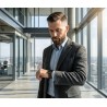 Smartwatch Męski Gravity GT43-5  w kolorze Czarny/Czarny o szerokości 22mm