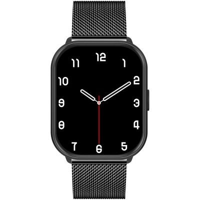 Smartwatch Męski Gravity GT43-5  w kolorze Czarny/Czarny o szerokości 22mm