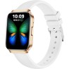 Smartwatch Damski Gravity GT44-1 na bransolecie mesh w kolorze Różowy/Różowe złoto o szerokości 18mm