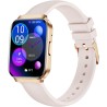 Smartwatch Damski Gravity GT44-2 na bransolecie mesh w kolorze Różowy/Różowe złoto o szerokości 18mm