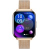 Smartwatch Damski Gravity GT44-2 na bransolecie mesh w kolorze Różowy/Różowe złoto o szerokości 18mm