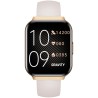 Smartwatch Damski Gravity GT44-2 na bransolecie mesh w kolorze Różowy/Różowe złoto o szerokości 18mm