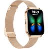 Smartwatch Damski Gravity GT44-2 na bransolecie mesh w kolorze Różowy/Różowe złoto o szerokości 18mm