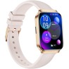 Smartwatch Damski Gravity GT44-2 na bransolecie mesh w kolorze Różowy/Różowe złoto o szerokości 18mm