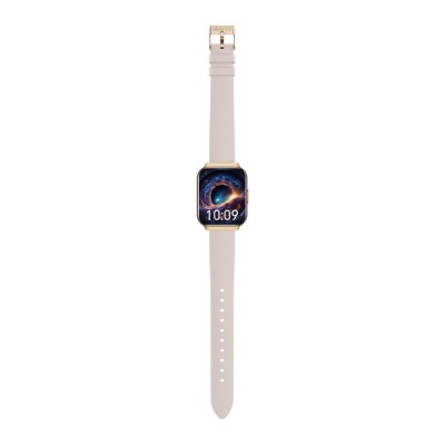 Smartwatch Damski Gravity GT44-2 na bransolecie mesh w kolorze Różowy/Różowe złoto o szerokości 18mm