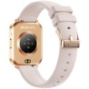 Smartwatch Damski Gravity GT44-2 na bransolecie mesh w kolorze Różowy/Różowe złoto o szerokości 18mm