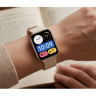 Smartwatch Damski Gravity GT44-3 na pasku gumowym w kolorze Różowy/Biały o szerokości 18mm