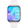 Smartwatch Damski Gravity GT44-3 na pasku gumowym w kolorze Różowy/Biały o szerokości 18mm