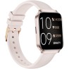Smartwatch Damski Gravity GT44-3 na pasku gumowym w kolorze Różowy/Biały o szerokości 18mm