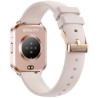 Smartwatch Damski Gravity GT44-3 na pasku gumowym w kolorze Różowy/Biały o szerokości 18mm