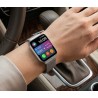 Smartwatch Damski Gravity GT44-4 na bransolecie mesh w kolorze Srebrny/Srebrny o szerokości 18mm