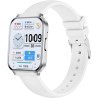 Smartwatch Damski Gravity GT44-4 na bransolecie mesh w kolorze Srebrny/Srebrny o szerokości 18mm