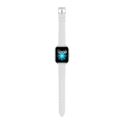 Smartwatch Damski Gravity GT44-4 na bransolecie mesh w kolorze Srebrny/Srebrny o szerokości 18mm