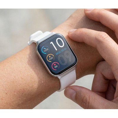 Smartwatch Damski Gravity GT44-4 na bransolecie mesh w kolorze Srebrny/Srebrny o szerokości 18mm