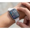 Smartwatch Damski Gravity GT44-4 na bransolecie mesh w kolorze Srebrny/Srebrny o szerokości 18mm