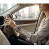 Smartwatch Damski Gravity GT44-4 na bransolecie mesh w kolorze Srebrny/Srebrny o szerokości 18mm