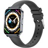 Smartwatch Damski Gravity GT44-5 na bransolecie mesh w kolorze Czarny/Czarny o szerokości 18mm