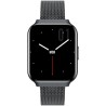Smartwatch Damski Gravity GT44-5 na bransolecie mesh w kolorze Czarny/Czarny o szerokości 18mm