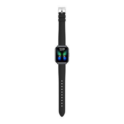 Smartwatch Damski Gravity GT44-5 na bransolecie mesh w kolorze Czarny/Czarny o szerokości 18mm