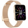 Smartwatch Damski Gravity GT45-1 na bransolecie mesh w kolorze Różowy/Różowe złoto o szerokości 20/19mm