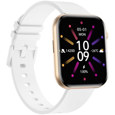 Smartwatch Damski Gravity GT45-1 na bransolecie mesh w kolorze Różowy/Różowe złoto o szerokości 20/19mm