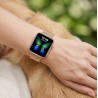 Smartwatch Damski Gravity GT45-1 na bransolecie mesh w kolorze Różowy/Różowe złoto o szerokości 20/19mm
