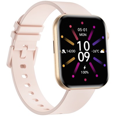 Smartwatch Damski Gravity GT45-2 na bransolecie mesh w kolorze Różowy/Różowe złoto o szerokości 20/19mm