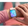 Smartwatch Damski Gravity GT45-3 na pasku gumowym w kolorze Różowy/Biały o szerokości 20/19mm