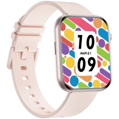 Smartwatch Damski Gravity GT45-3 na pasku gumowym w kolorze Różowy/Biały o szerokości 20/19mm
