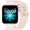Smartwatch Damski Gravity GT45-3 na pasku gumowym w kolorze Różowy/Biały o szerokości 20/19mm