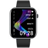 Smartwatch Damski Gravity GT45-5 na bransolecie mesh w kolorze Czarny/Czarny o szerokości 20/19mm