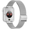 Smartwatch Damski Gravity GT45-4 na bransolecie mesh w kolorze Srebrny/Srebrny o szerokości 20/19mm