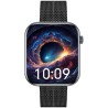 Smartwatch Damski Gravity GT45-5 na bransolecie mesh w kolorze Czarny/Czarny o szerokości 20/19mm