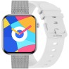 Smartwatch Damski Gravity GT45-4 na bransolecie mesh w kolorze Srebrny/Srebrny o szerokości 20/19mm