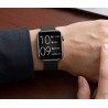 Smartwatch Damski Gravity GT45-5 na bransolecie mesh w kolorze Czarny/Czarny o szerokości 20/19mm