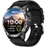 Smartwatch Męski Gravity GT46-1 na pasku gumowym w kolorze Czarny/Czarny o szerokości 22mm