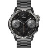 Smartwatch Męski Gravity GT46-1 na pasku gumowym w kolorze Czarny/Czarny o szerokości 22mm