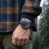 Smartwatch Męski Gravity GT46-2 na pasku gumowym w kolorze Czarny/Granatowy o szerokości 22mm