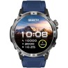 Smartwatch Męski Gravity GT46-2 na pasku gumowym w kolorze Czarny/Granatowy o szerokości 22mm