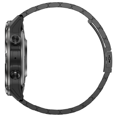 Smartwatch Męski Gravity GT46-1 na pasku gumowym w kolorze Czarny/Czarny o szerokości 22mm