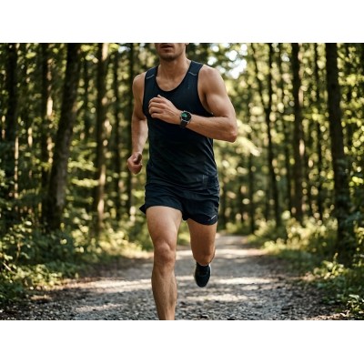 Smartwatch Męski Gravity GT46-3 na pasku gumowym w kolorze Grafitowy/Czarny o szerokości 22mm