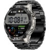 Smartwatch Męski Gravity GT46-3 na pasku gumowym w kolorze Grafitowy/Czarny o szerokości 22mm