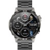 Smartwatch Męski Gravity GT46-3 na pasku gumowym w kolorze Grafitowy/Czarny o szerokości 22mm